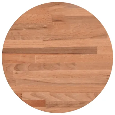 Immagine prodotto di Piano per Tavolo Ø30x2,5 cm Rotondo in Legno Massello di Faggio