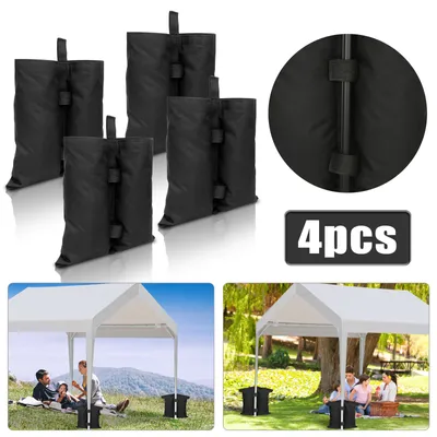 Produktbild von Jiubiaz 4X Pavillon Sandsäcke Pavillons & Partyzelte Ballastsäcke Sandtasche Standfuß Gewichte Gartenpavillon