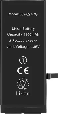 Obrázok produktu pre Clappio, náhradná batéria pre Apple iPhone 7 1960 mAh s integrovaným čipom TI, čierna