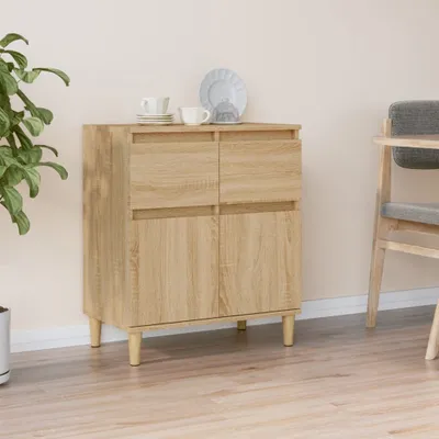 Zdjęcie produktu dla vidaXL Kredens dąb sonoma 60x35x70 cm materiał drewnopochodny