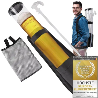 Produktbild von Doppelte Bier-Rucksack für Partys und Festivals