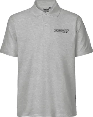 Produktbild von Huuraa Herren Polo Shirt Georgsmarienhütte verliebt XXL Sport Grey Bio Baumwolle Fairtrade Poloshirt Geschenkidee