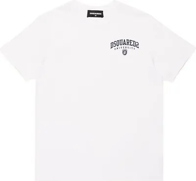 Produktbild von Dsquared2 Kids Dq2470 Kurzarm-t-shirt Weiß 16 Years Weiß 16 Years