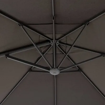 Produktbild von Bespannung des geraden sonnenschirms "galys" platin 4x3m aus polyacryl - Hespéride