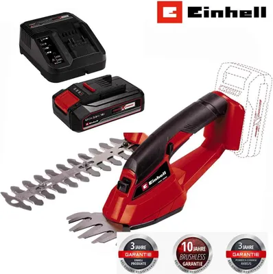 Produktbild von Einhell Akku Gras- und Strauchschere GC-AGSS 18 Li- 18V ,mit Akku 2.5 Ah + Ladegerät Power X-Change