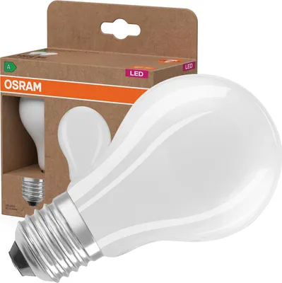 Obrázok produktu pre LED žiarovka OSRAM LED Superstar Classic A 100 v klasickom tvare matného skla, 7,2 W, 1521 lm, pätica E27, 2700 K pre teplé biele svetlo, EEK A, priemer 60 mm, 2 balenia