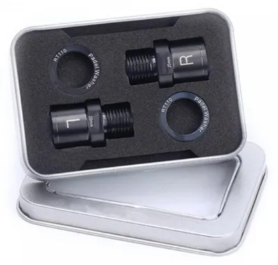 Produktbild von Fahrrad Pedal Extender 1 Paar Titanlegierung 9/16 Zoll Schwarz