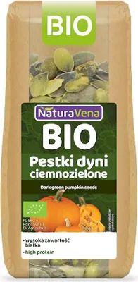 Obrázok produktu pre TMAVOZELENÉTEKVICOVÉ SEMIENKA 150 g - NATURAVENA