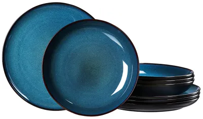 Productafbeelding van Ritzenhoff & Breker 420111 Servies voor buffet - 8-delig, keramiek, blauw