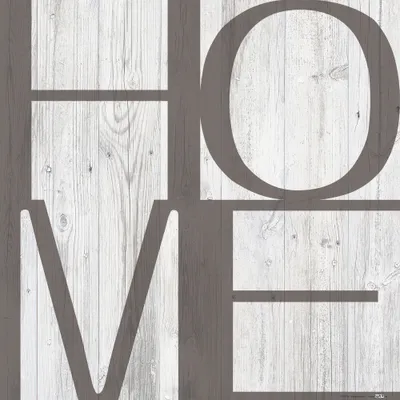 Produktbild von Typografie Kunstdruck Bild - Home (40 x 40 cm)