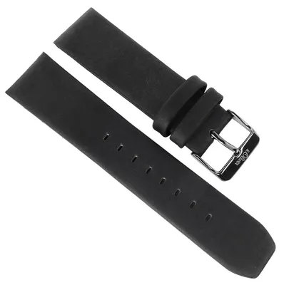 Produktbild von s.Oliver > Uhrenarmband 22mm Leder schwarz glatt > SO-3572-LM