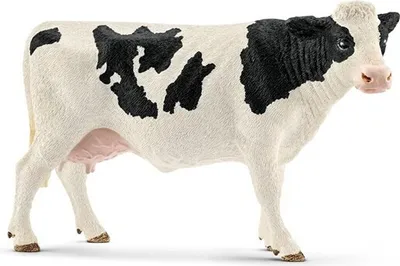 Image de Schleich® Farm World 13797 Vache noire multicolore Figurine de jeu
