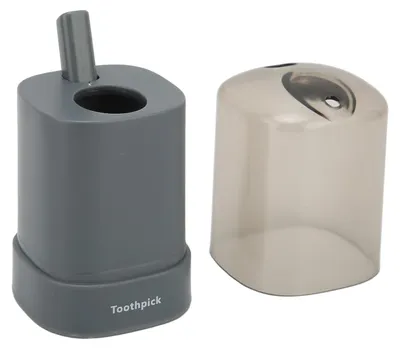Produktbild von Zahnstocherhalter, verdickter automatischer Zahnstocherspender für Küche und Restaurant, Schwarz