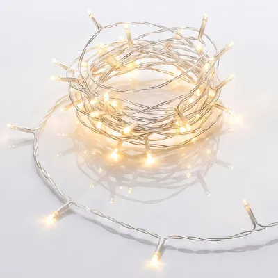 Produktbild von Lichterkette mit 50 LED in warm weiß - 500 cm - Weihnachts Tischlichterkette