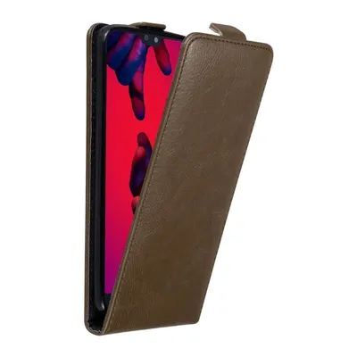 Immagine prodotto di Custodia Cadorabo per Huawei P20 PRO / P20 PLUS Custodia protettiva in marrone Custodia Flip per telefono cellulare Custodia Cover