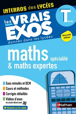 Immagine prodotto di Interros des lycées Maths + Maths expertes Term - Les vrais exos