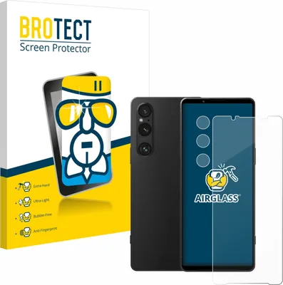 Produktbild von BROTECT Schutzglas für Sony Xperia 1 V (Display+Kamera) Schutzfolie Panzer Folie Glas Display Schutz klar