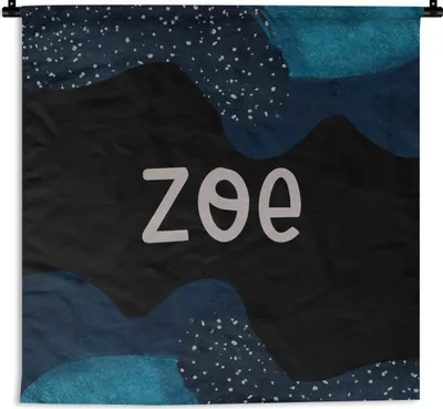 Produktbild von MuchoWow® Wandteppich Wandbehang Zoe - Pastell - Mädchen 150x150 cm Tapisserie Dekoration Wandtuch - Wohnaccessoires - Modernes