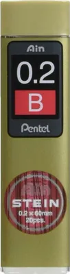 Zdjęcie produktu dla Pentel C272W-B Pentel Druckbleistift-Feinmine AIN STEIN C272, Härtegrad: B