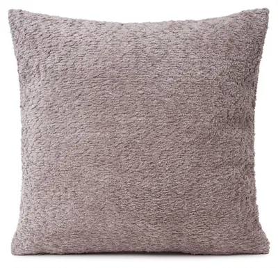 Produktbild von Kissenhülle - 50 x 50 cm - Steingrau - mit Reißverschluss - Boucleoptik