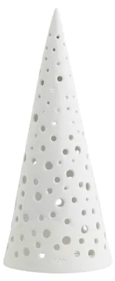 Productafbeelding van Kähler Nobili theelichthouder, klein, Ø 8 x 19 cm, keramiek, wit