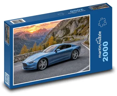 Obrázek produktu pro Puzzle 2000 auto v horách - martinpuzzle