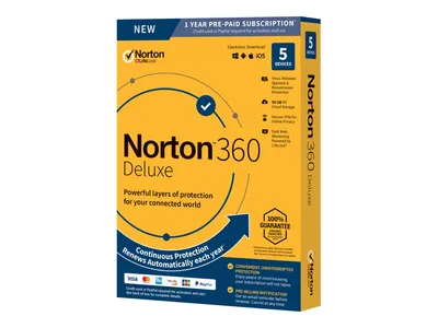 Produktbild von Norton 360 Deluxe, 1 Lizenz(en), 1 Jahr(e)