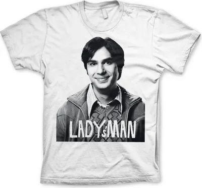 Produktbild von Ladys Man T-Shirt - Large - White