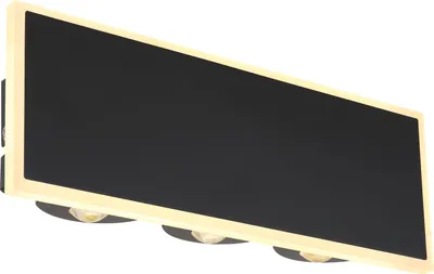 Produktbild von Globo Lighting Wandleuchte Metall schwarz matt, LED