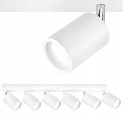 Produktbild von LEDTechnics Deckenstrahler GU10 Aluminium 6 Spots