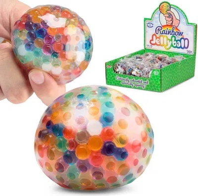 Obrázek produktu pro Rainbow Jellyball – mačkací míček, 7 cm