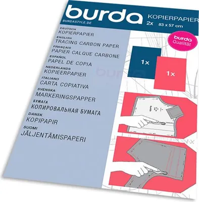 Zdjęcie produktu dla Papier ksero (niebieski, czerwony) Burda