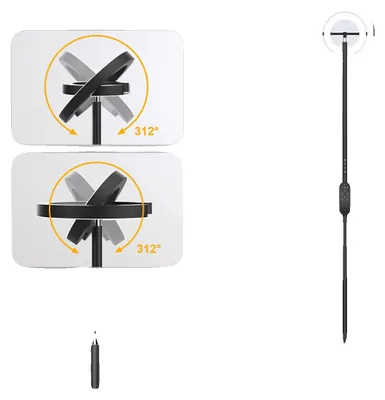 Zdjęcie produktu dla Lampa stojąca, ściemnialne światło LED, magnetyczny pilot zdalnego sterowania, inteligentna lampa stojąca