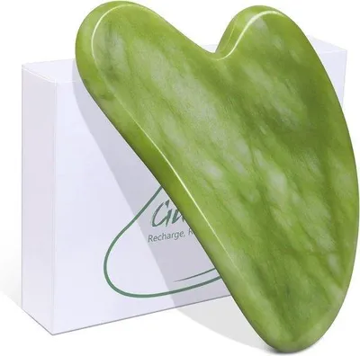 Immagine prodotto di Strumento di rilassamento Gua Sha per viso e corpo, per un massaggio profondo dei tessuti molli; stimola il sistema linfatico, allevia le tensioni muscolari e lenisce il dolore.