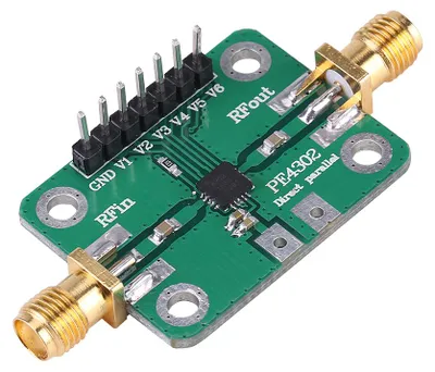 Image de 1 unité PE4302 Atténuateur ànumérique, mode parallèle-immédiat, 1 MHz ~ 4 GHz