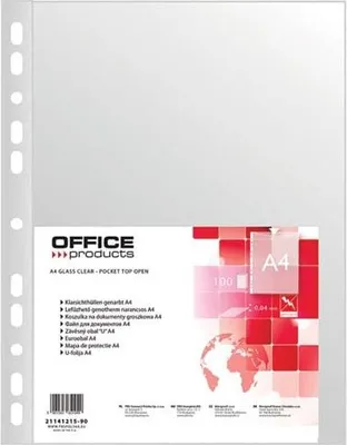 Zdjęcie produktu dla Koszulki Groszkowe Office Product A4 40um 100szt
