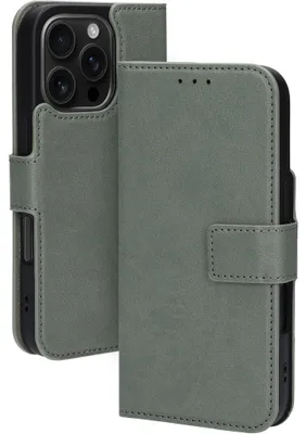 Produktbild von Mobiparts MP-127620, Geldbörsenhülle, Apple, iPhone 16 Pro, 16 cm (6.3"), Grün