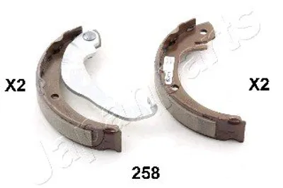 Imagen del producto de JAPANPARTS GF-258AF: Pastillas de freno de mano para TOYOTA Verso (R2), sistema de freno de mano