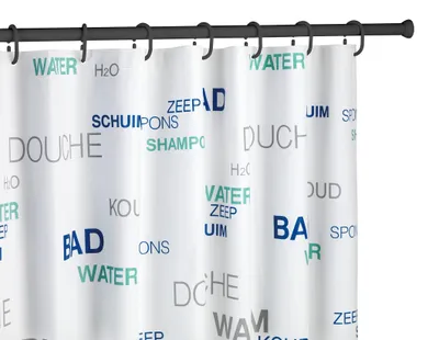 Produktbild von WENKO Teleskop-Duschstange in Schwarz 110 - 185 cm