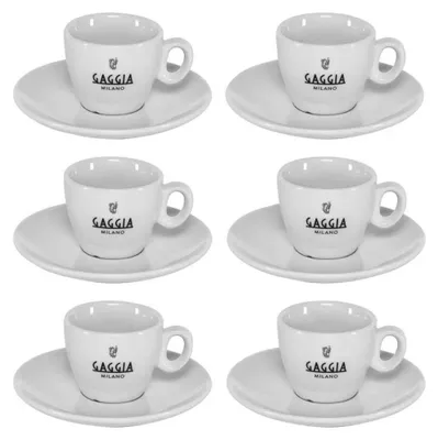 Productafbeelding van Gaggia Milano espressokopjes set, 6 stuks