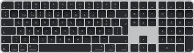 Produktbild von Apple Magic, Verkabelt & Kabellos, USB + Bluetooth, QWERTY, Schwarz