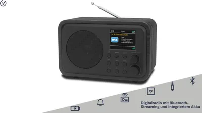 Obrázok produktu pre UNIVERSUM DR 300 - digitálne rádio DAB a FM rádio - Bluetooth, výstup na slúchadlá, prevádzka na batérie