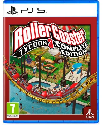 Image de Jeu PS5 RollerCoaster Tycoon 3 Complete Edition, Jeu de Simulation, Gestion de Parc d'Attractions