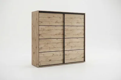 Zdjęcie produktu dla Szafa A5 Sonoma, przesuwna - 200 x 62 x 245 cm