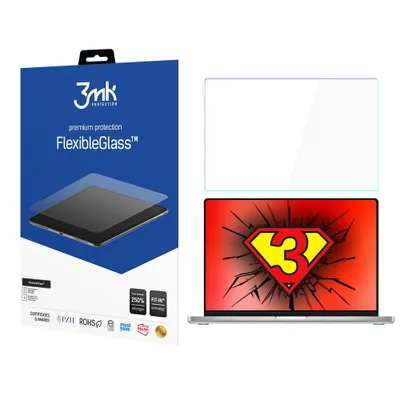 Produktbild von 3mk Display Hybridglas FlexibleGlass für Apple MacBook Pro 16" M1  0,3mm 7H