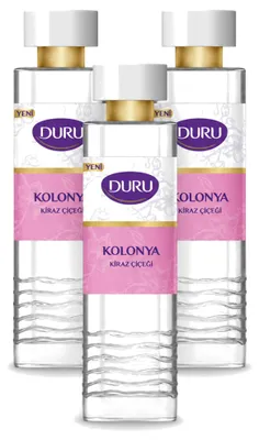 Imagen del producto de 3 unidades de Duru Eau de Cologne, gel desinfectante para manos con aroma a flor de cerezo, 400 ml - Paquete económico