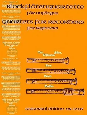 Produktbild von Blockflötenquartette für Anfänger