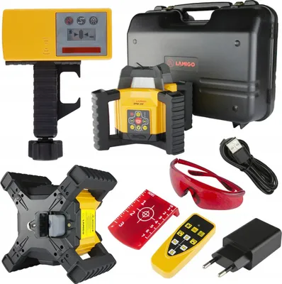 Image de Spin 310 IP54 Laser rotatif 500m Nivellement automatique Récepteur RC