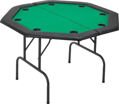 Immagine prodotto di Tavolo da poker pieghevole da 1220 mm Tavolo da casinò Texas Holdem pieghevole per 8 giocatori