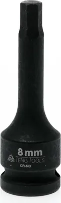 Produktbild von Kraft-Steckschlüsseleinsatz, 6-kant, mit Vierkantantrieb, 1/2"" 8 mm